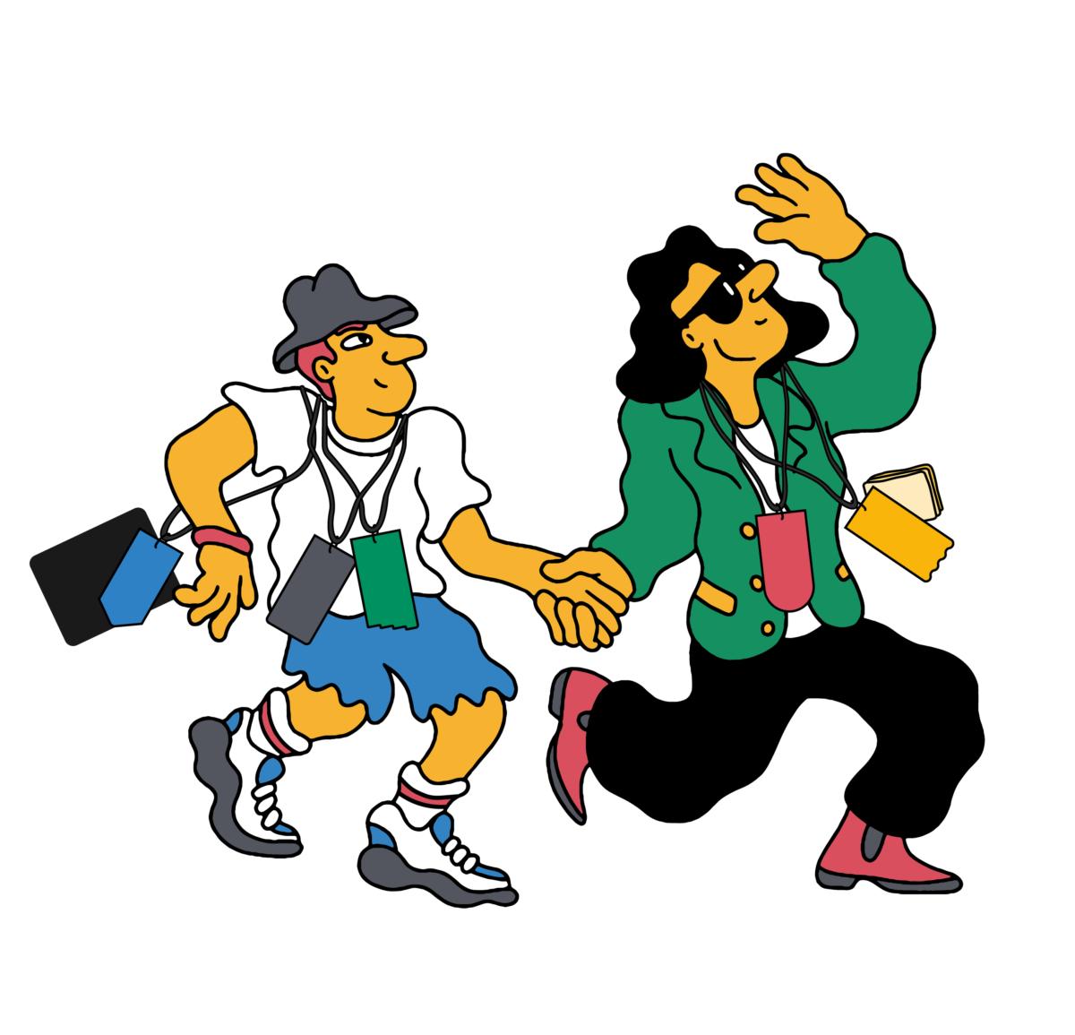 EYE CAN SEE ART characters